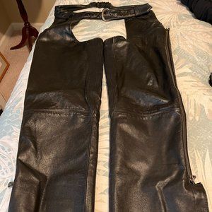 Genuine Harley-Davidson Men's Leather Chaps Size Medium